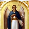 Archangel Michael at iba pang ethereal heavenly powers Icon ng Cathedral of the Archangel Michael na inilalarawan